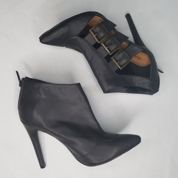 Michael Antonio Shoes - MICHAEL ANTONIO black heel booties